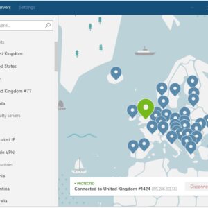 NordVPN Screenshot