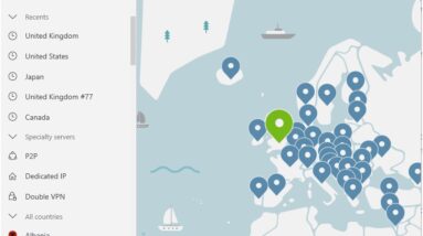 NordVPN Screenshot