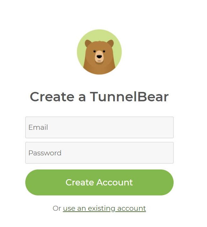 TunnelBear Screenshot