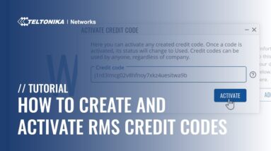 How to Create and Activate RMS Credit Codes