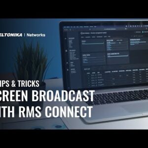Set-up Smartphone/Tablet screen broadcast with RMS Connect | Tips & Tricks