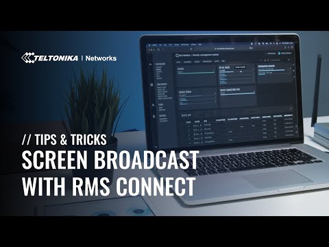 Rms Connect Set-up Smartphone/Tablet Screen Broadcast With RMS Connect | Tips & Tricks