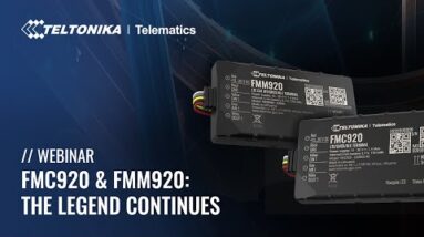 Teltonika Webinar – FMC920 & FMM920 Trackers: The Legend Continues