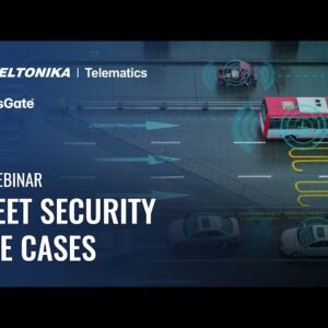 Seminario Web De Teltonika Y GpsGate - Casos De Uso De La Seguridad De Las Flotas