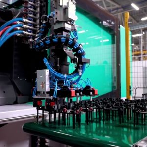 Plastic injection moulding in electronics manufacturing facility