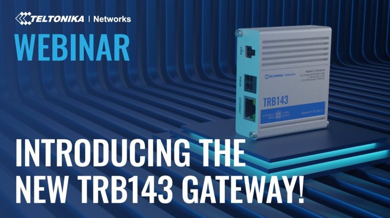 TRB143 - M-Bus Cellular Gateway | Webinar