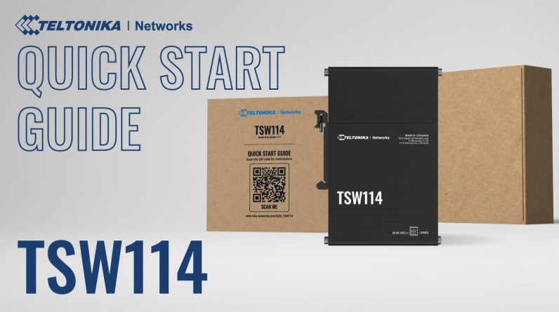 TSW114 - Gigabit Din Rail Switch | Quick Start Guide