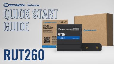 RUT260 -  LTE Cat 6 Cellular Router | Quick Start Guide