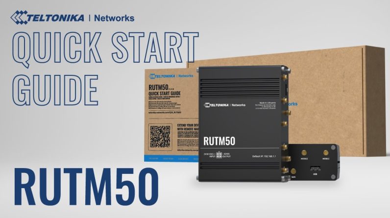 RUTM50 - Cellular 5G Router | Quick Start Guide