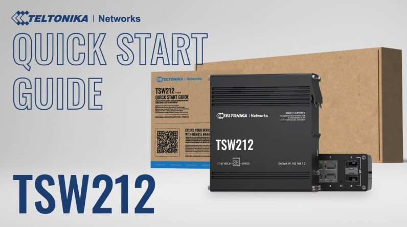 TSW212 Managed Network Switch | Quick Start Guide